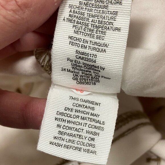 Nwt Revolve Free People Cindy Utility Shorts Ecru Size 8 New With Tags Paperbag - Picture 5 of 8